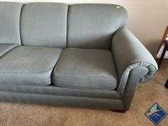Coil Core Blue 3 Seater Couch