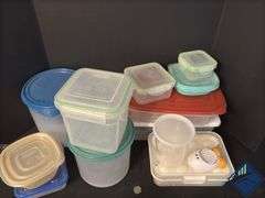 Egg Slicer & Assortment of Food Storage Containers