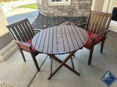 Pottery Barn Patio Table & 2 Chairs