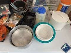 Camping Supplies, Water Filters, Mesh Bags, etc.