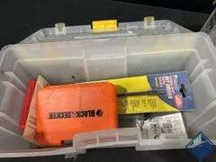 Toolbox with Contents and B&D Sander/Polisher