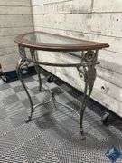 Half Circle Entry Table