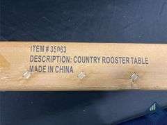 Country Rooster Table
