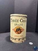 Vintage Western Tins and Wooden Stroller