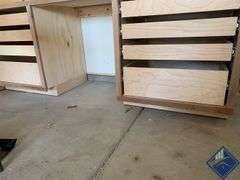 Work Bench and 8 Drawers Unit