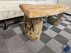 3 Piece Concrete Garden Bench
