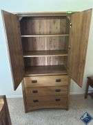 Castle Mfg. Wood Cabinet/Dresser