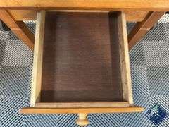 Wooden Side Table with Drawer