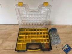 Screw Organizer and Tub of Screws