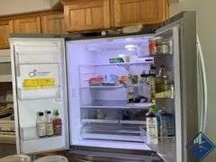 LG Stainless Steel Refrigerator and Freezer with Ice & Water System