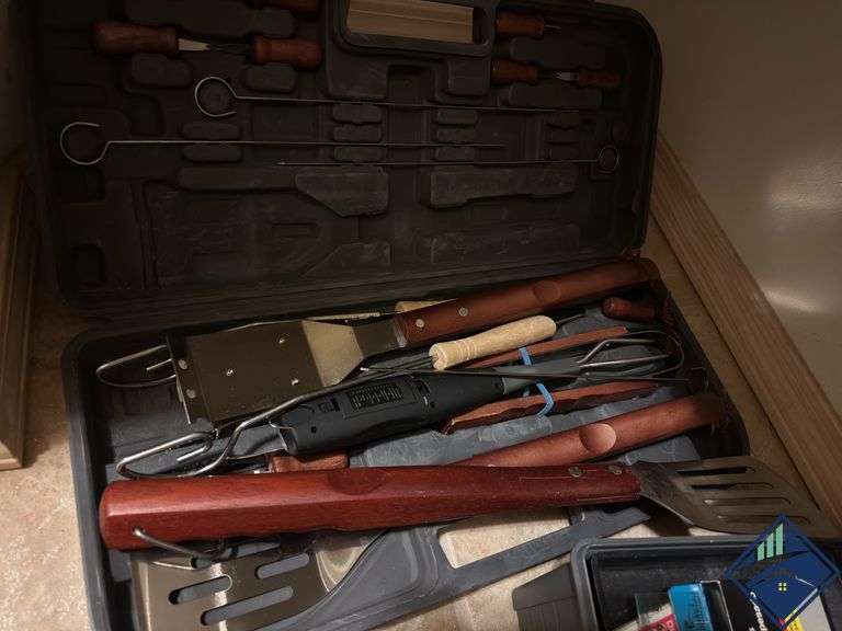 Grilling Supplies & Toolbox with Tools