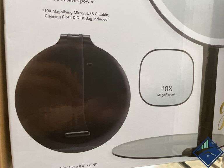 Glo Tech Foldable Travel LED Mirror
