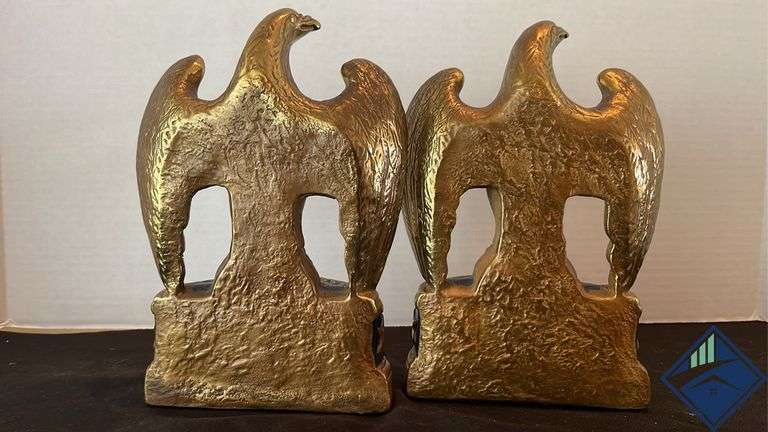 Vintage Borghese Federal Style Eagle Bookends