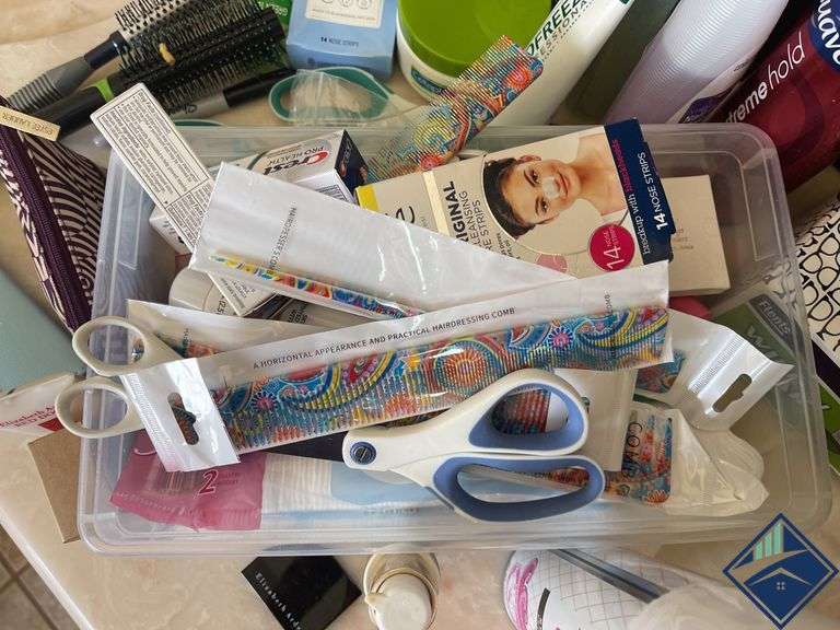 Toothpaste, Aqua Net Hairspray, etc.