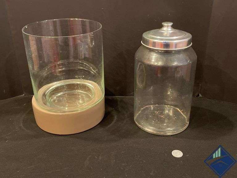 Glass Canister & Vase