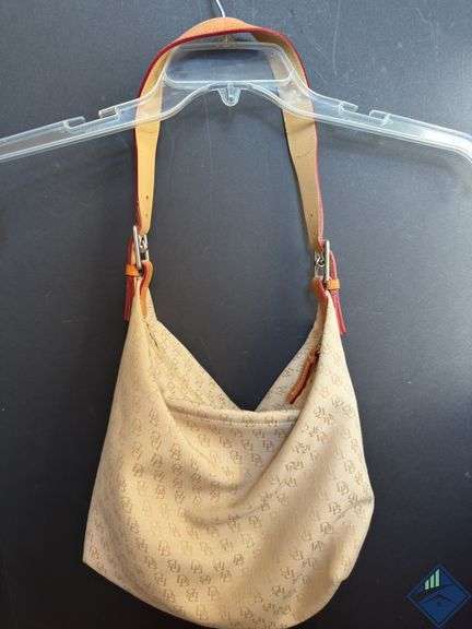 Dooney & Bourke Canvas & Leather Hobo Shoulder Bag