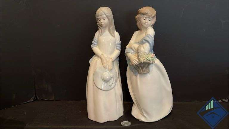 Vintage Mirmasu Porcelain Girl Figurines