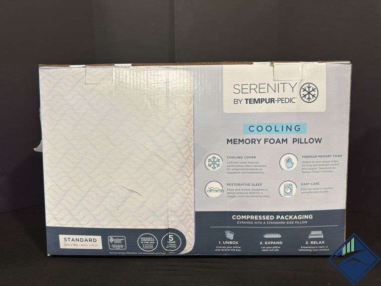 Serenity by Tempur-Pedic Cooling Memory Foam Pillow - Standard
