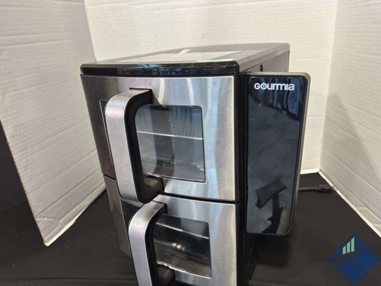 Gourmia 4-Dish Dual Basket Air Fryer - Retail: $ 129.99