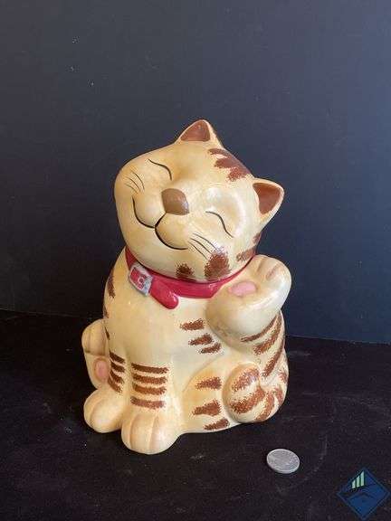 Happy Kitty Cookie Jar