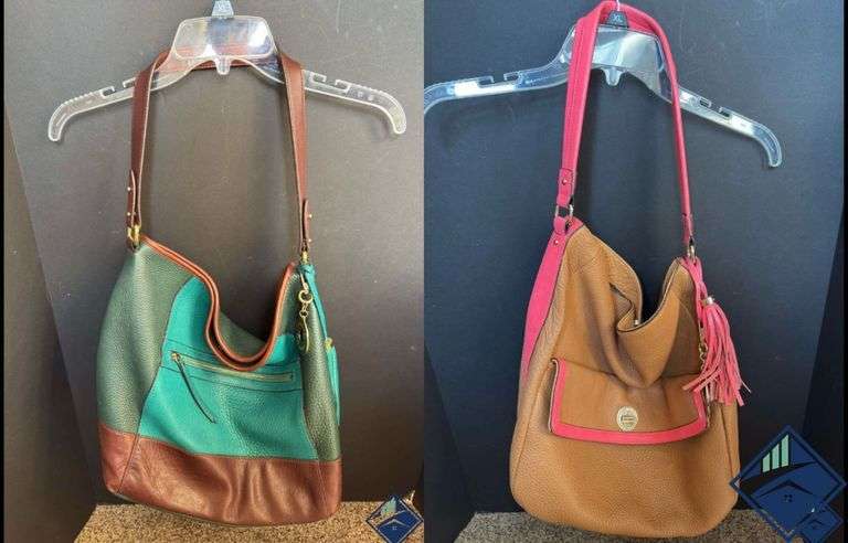 Isaac Mizrahi Genuine Leather Hobo Shoulder Bags