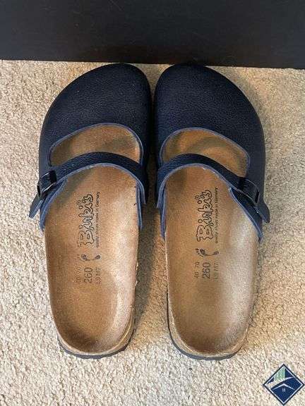 Birki’s Blue Leather Shoes, Size EU 40