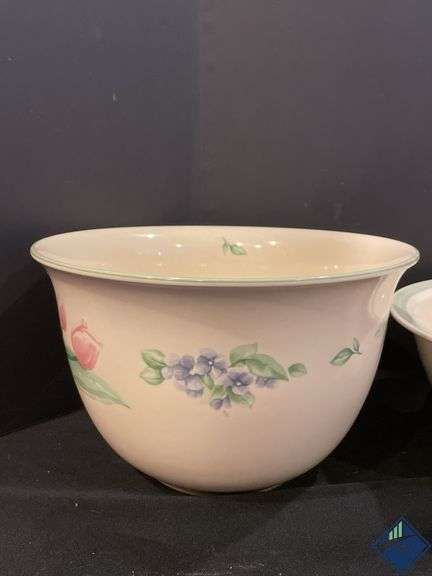 Pfaltzgraff Garden Party Serving Bowls