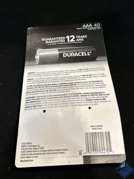 Duracell AAA 40 Pack Batteries