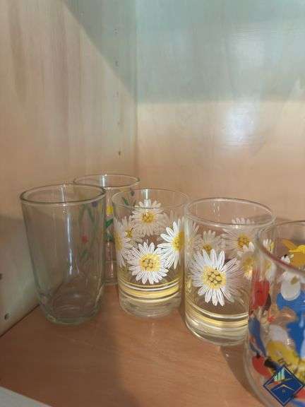 Floral Glasses