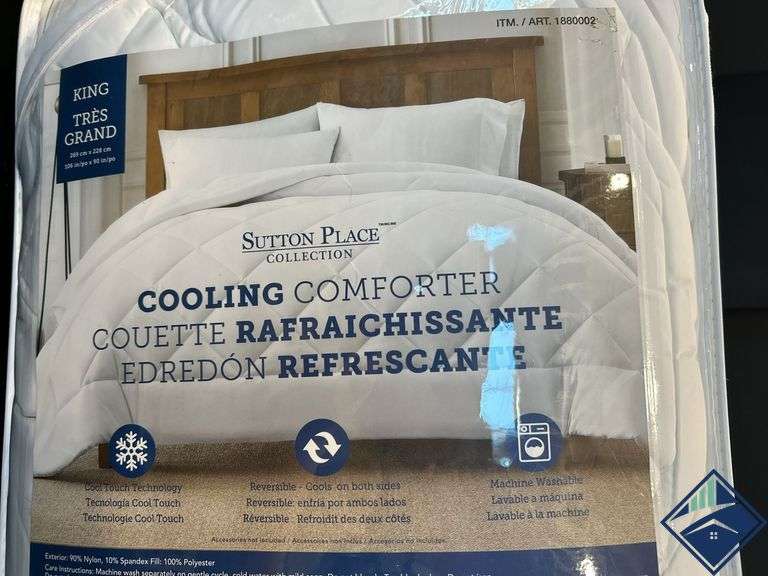 Sutton Place King Cooling Comforter - Retail: $ 59.99
