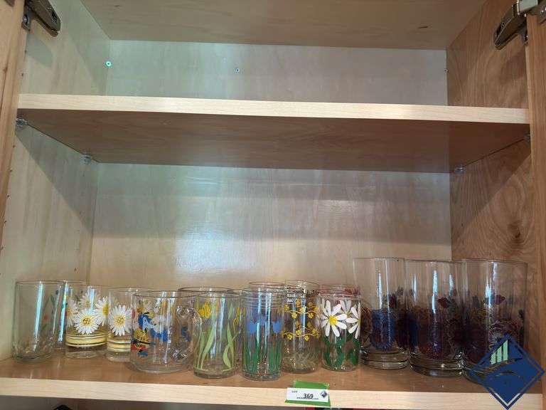 Floral Glasses