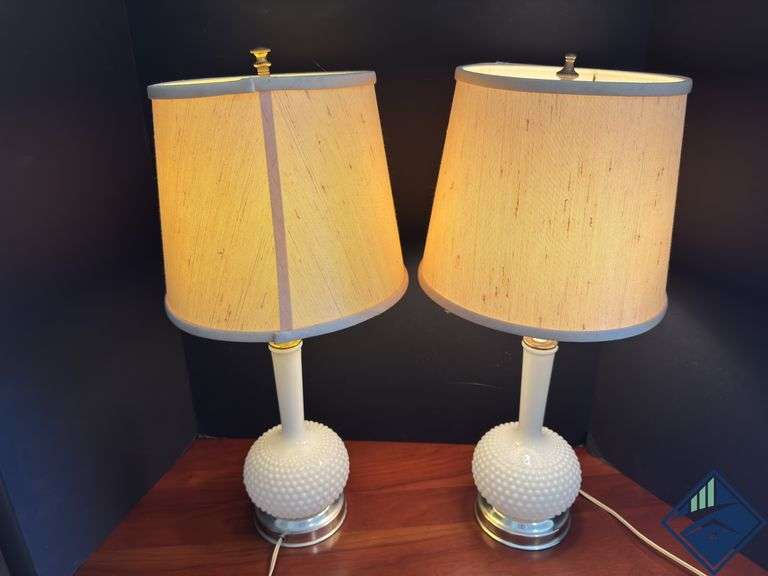 Milk Glass Lamps