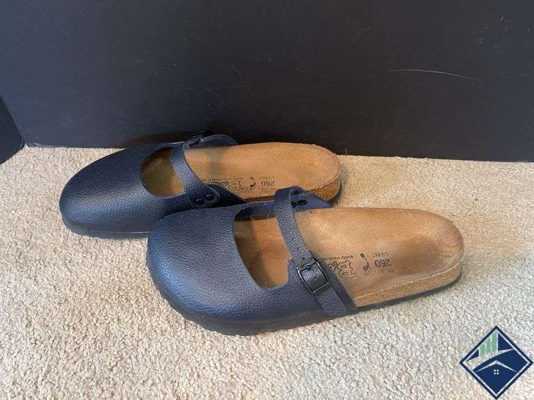Birki’s Blue Leather Shoes, Size EU 40