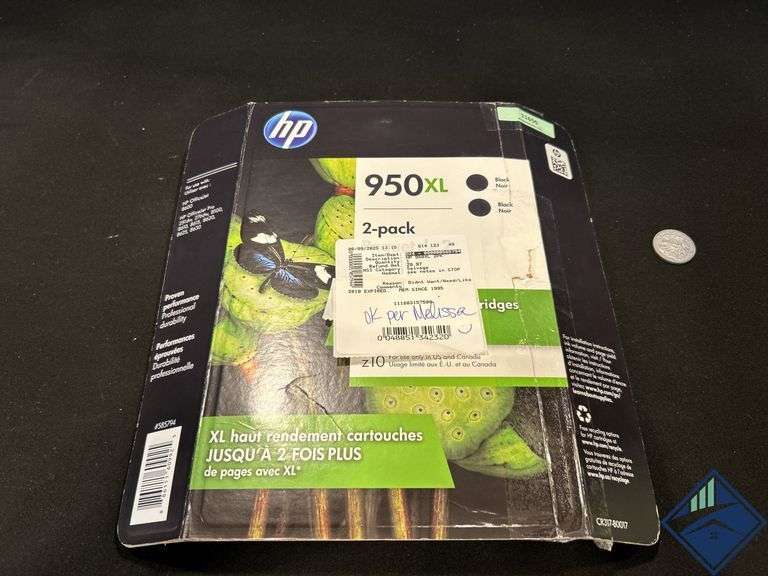 HP CR317BN 950XL  Black Ink Cartridge  Twin Pack - Retail: $ 93.99