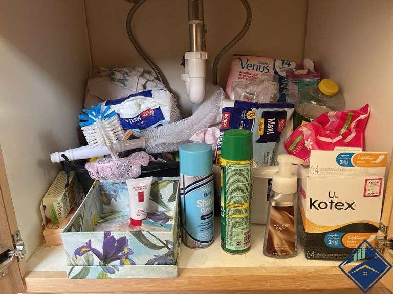 Feminine Napkins, Cleaning Supplies, Soap, etc.