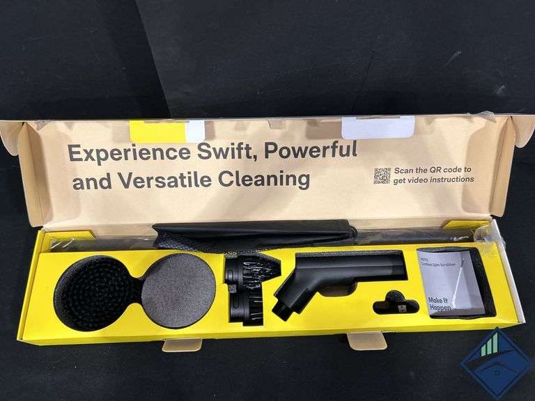 HOTO Cordless Spin Scrubber: 2.5 N·M Torque, Six Brush Heads, IPX7 Rated