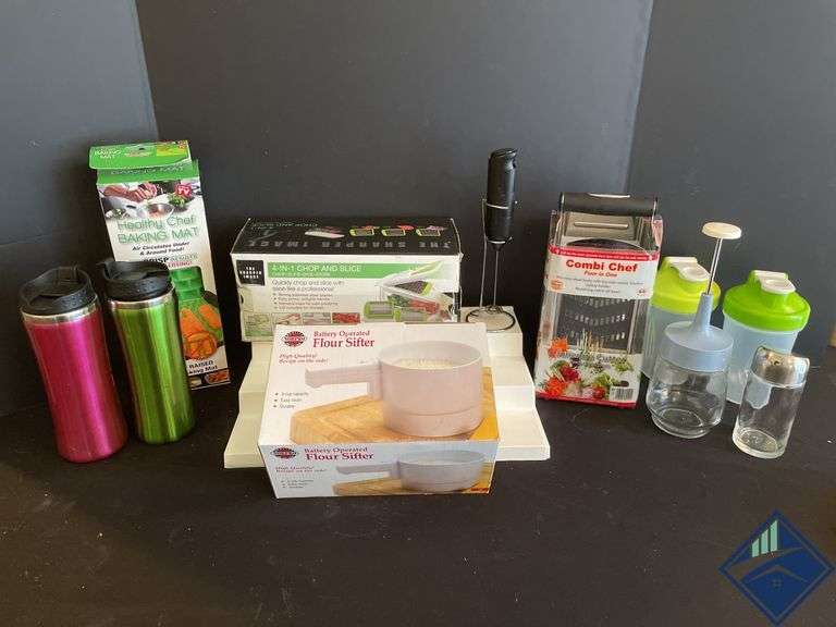 Chop & Slice, Flour Sifter, Bottles, etc.