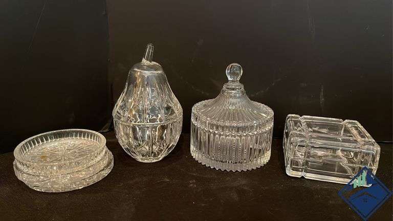 Cut Glass Jar Assortment
