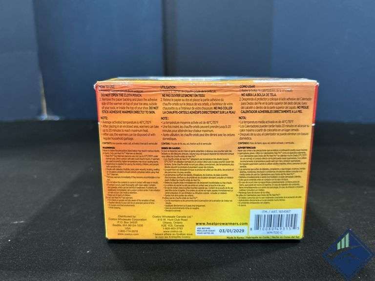 Heat Pro Adhesive Toe Warmers 5 Hours of Heat