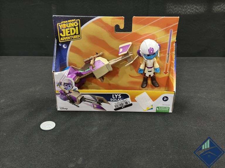 Star Wars Young Jedi Adventures Lys Solay & Vehicle  Figures