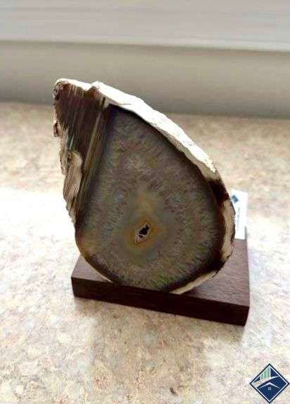 Brown Geode Desk Weight