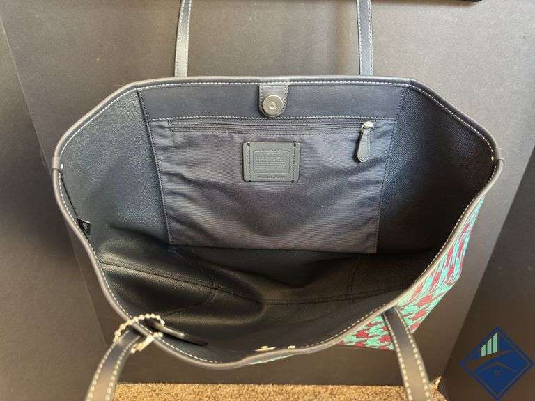 Coach Herringbone Tote