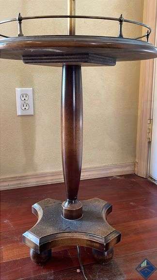 Vintage Floor Lamp/Side Table