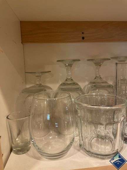 Cut Glass Wine Glasses, Drinking Glasses, etc.