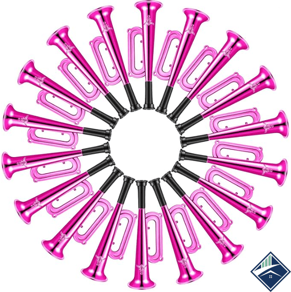 18 Piece Metallic Noise Makers Party Favors *NEW*