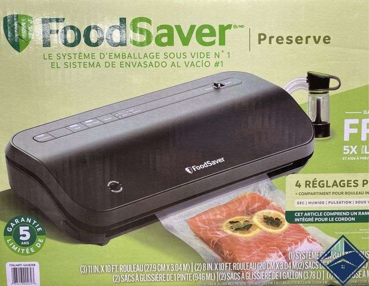 FoodSaver VS2280 Preserve Vacuum Sealing System - Retail: $ 199.99   - Like New