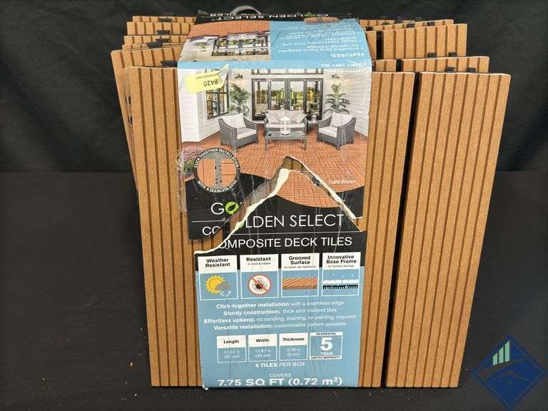 Golden Select Composite Deck Tiles