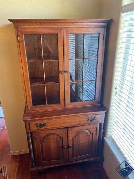 Wooden Windowed Hutch