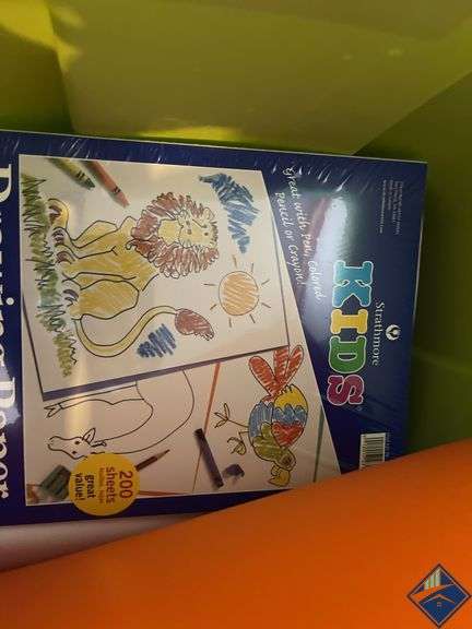 Tissue Paper, Construction Paper, Sketch Pads, etc.