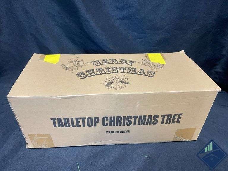 Merry Christmas Lighted Cone Tree - Used